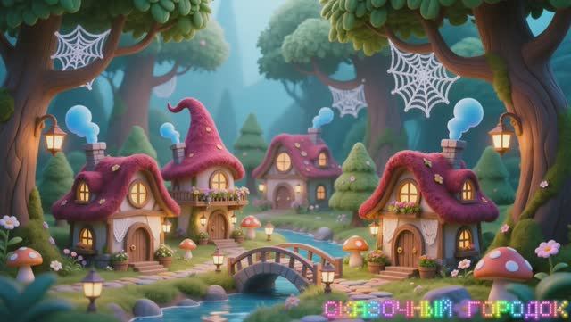 Зачарованный лес с гномиками | Детская анимация 😃