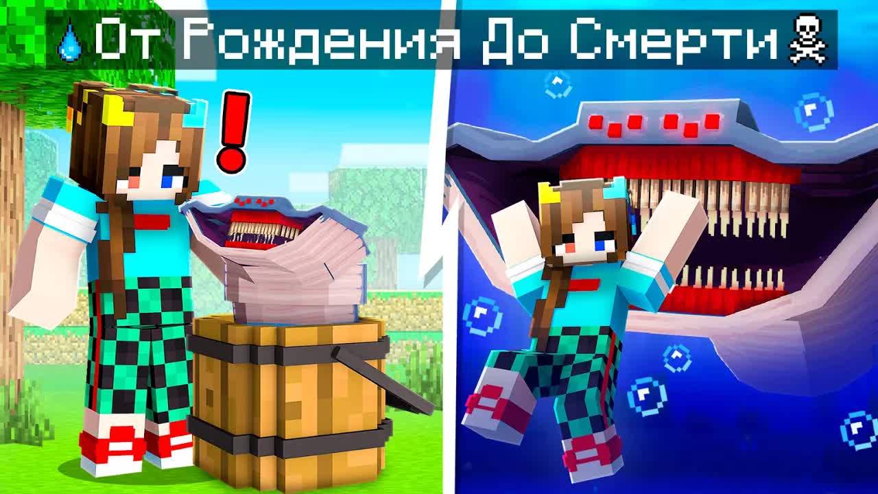 😨 Майнкрафт но ЖИЗНЬ ЭЛЬ ГРАН МАЙИ от Рождения До Смерти! смотреть онлайн