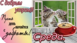 ДОБРОГО УТРА, ОТЛИЧНОГО НАСТРОЕНИЯ. СРЕДА
