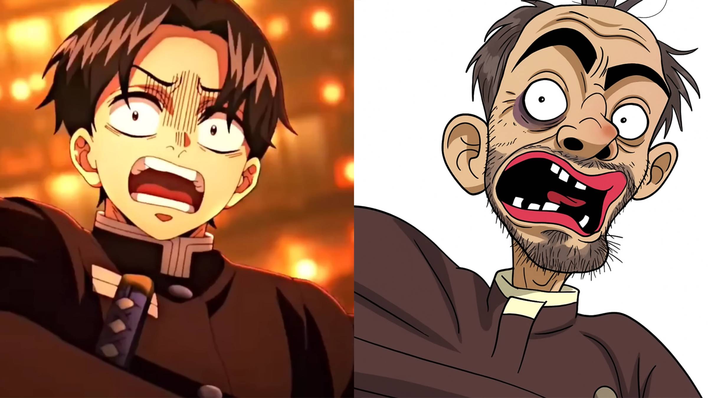 Demon Slayer Infinity Castle Meme Drawing – Kimetsu No Yaiba Parody Animation