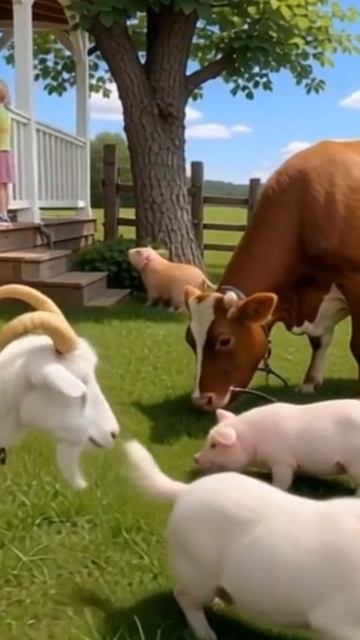 Деревенская жизнь. Домашние животные. смотреть онлайн