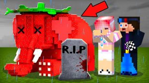🍓ПРОЩАЙ КЛУБНИЧНЫЙ СЛОН... ЕГО БОЛЬШЕ НЕТ В МАЙНКРАФТ! ШЕДИ И ЛЕСКА MINECRAFT