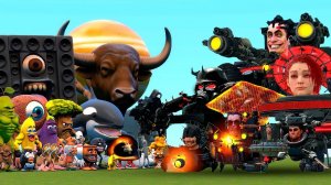 Совершенно Новая Итальянская Семья Brainrot Против Всей Семьи Скибиди Туалетов