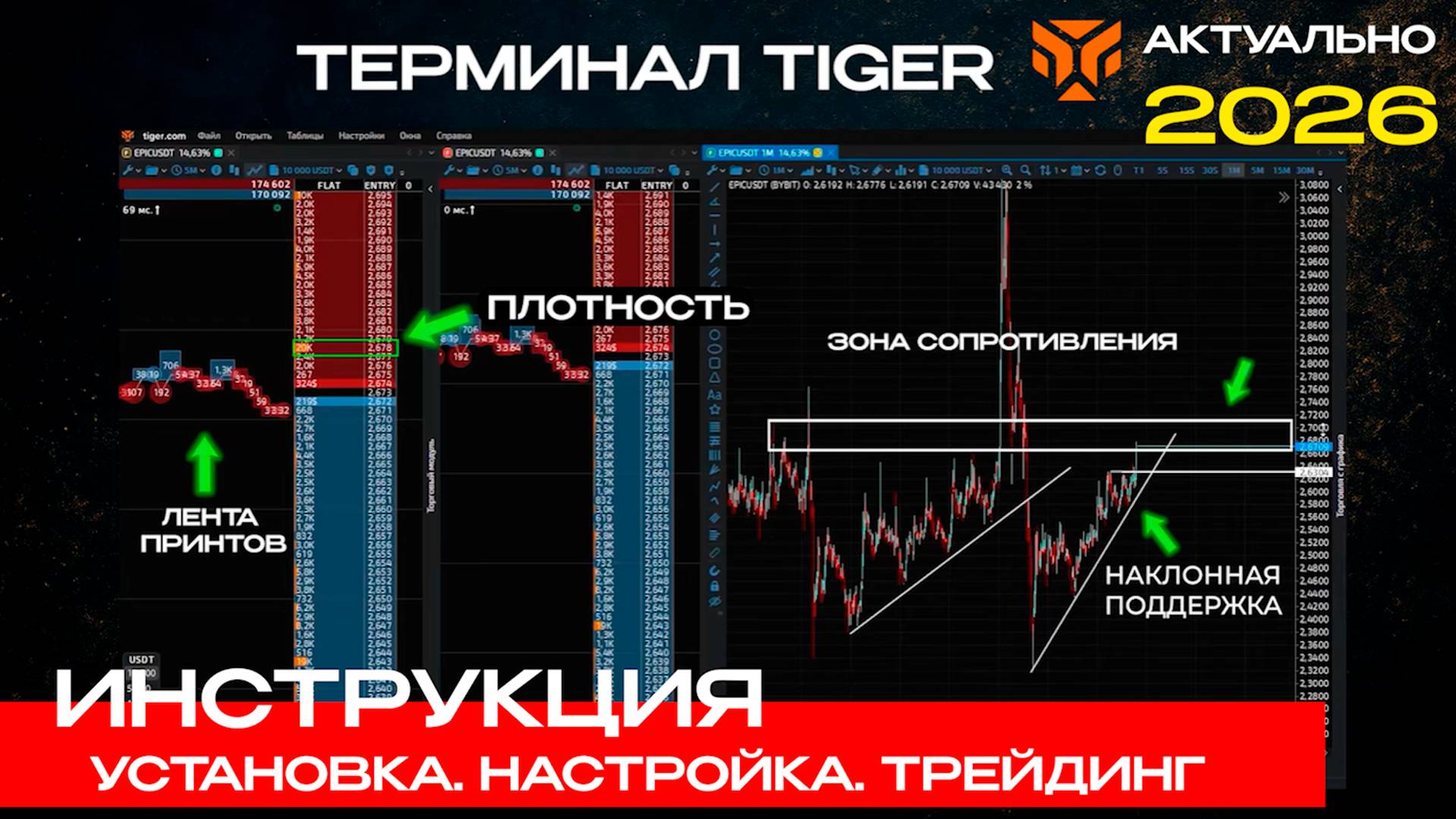 С нуля до ПРО за 60 минут | Терминал TIGER - полный гайд 2026 | Установка, настройка, трейдинг смотреть онлайн