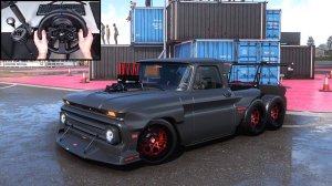 Deberti Chevrolet C10 'Slayer' - Forza Horizon 5 (Steering Wheel) Gameplay