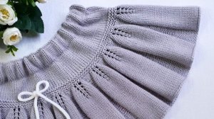 Юбочка спицами🍀Просто и оригинально💥