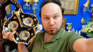 Блошиный рынок Иван Рыбников  #фарфор #винтаж трансляция с  ютуб