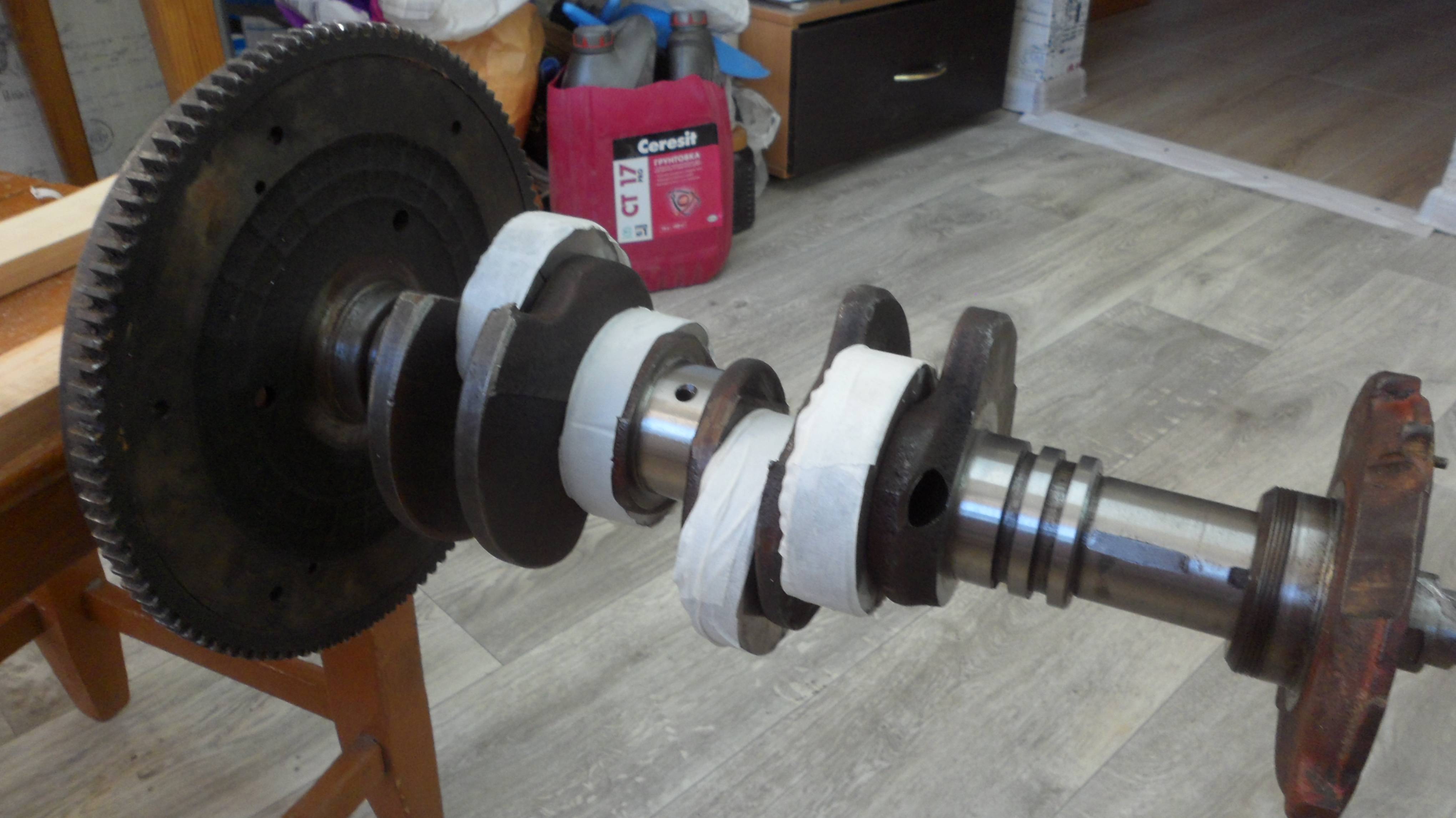 ЗАЗ 965 балансировка коленвала.