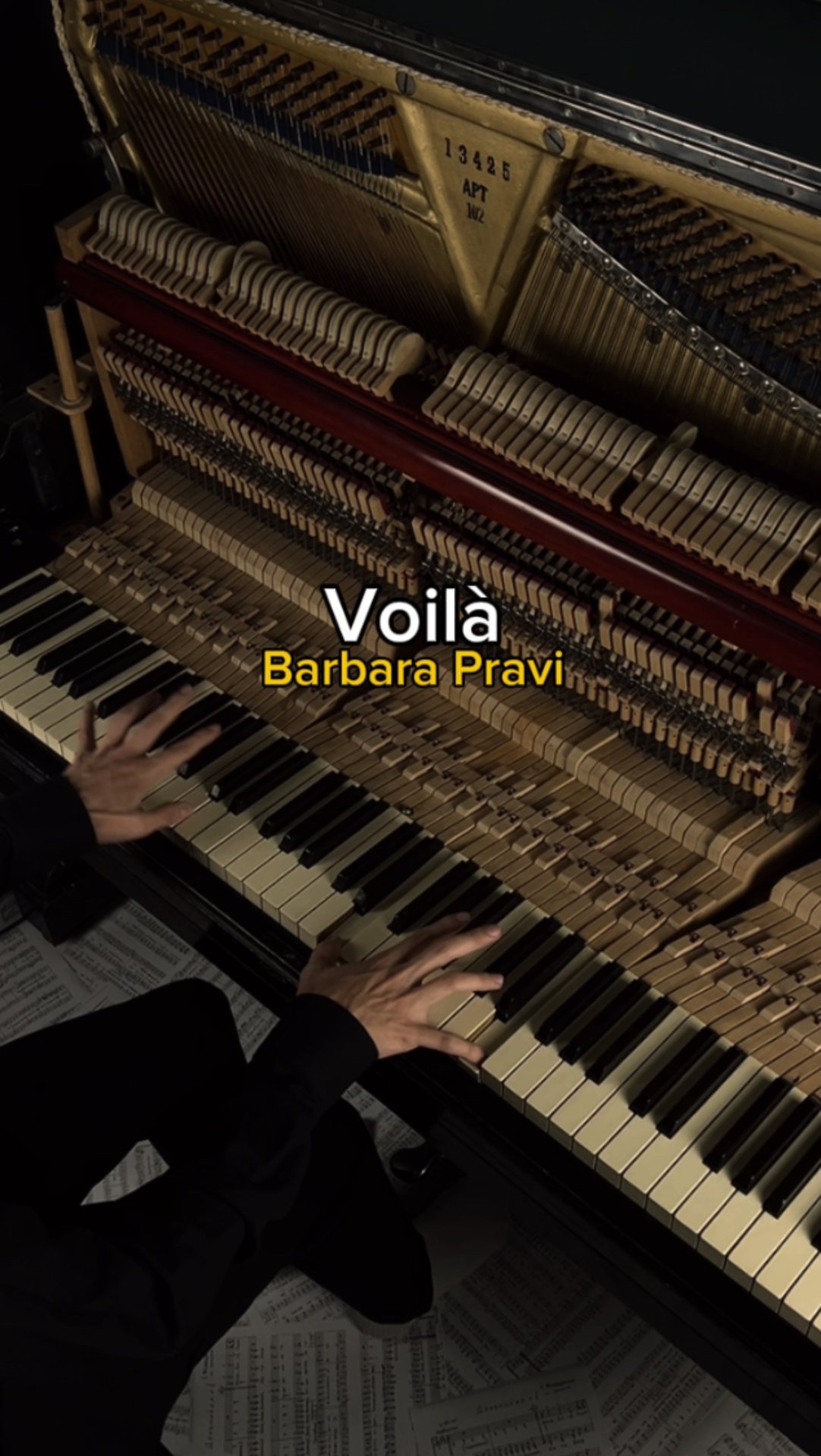Voila😍 #piano #aesthetic #calm смотреть онлайн