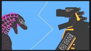 Сверх заряженный Годзилла vs Меха Годзилла (под управлением гидоры) | часть 3