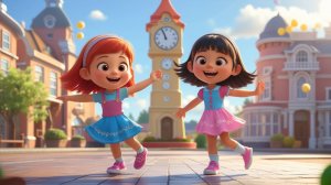 ВРЕМЯ СУТОК ! Учимся весело !