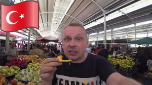 #2.9.Аланья. Волны вовсе не помеха! Купил на рынке местное манго и бананы. Отдых в Турции в октябре.