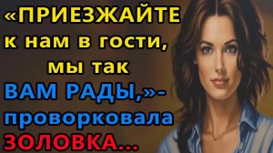 Истории из жизни Приезжайте к нам в гости, мы так вам рады, проворковала Аудио рассказы