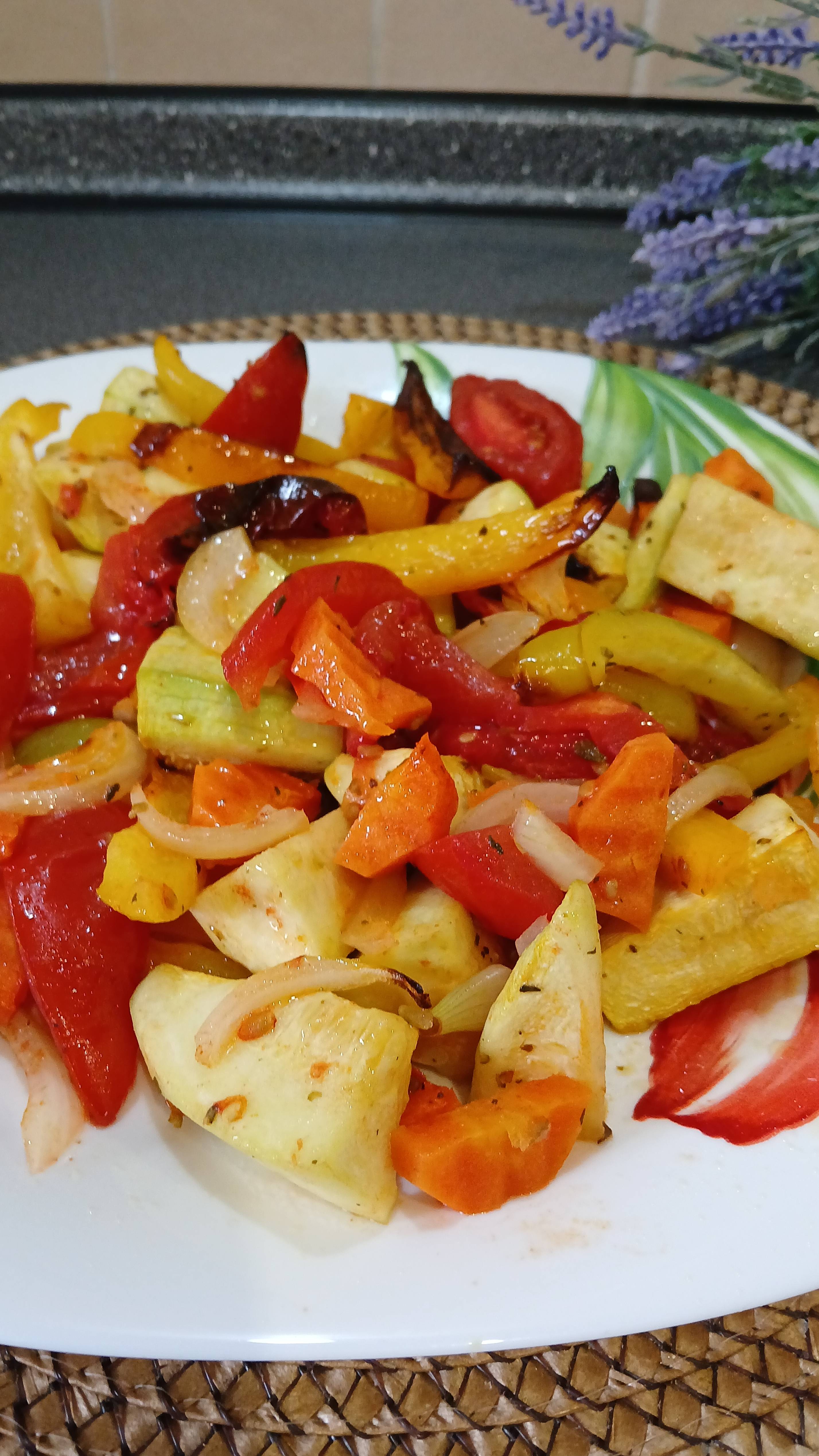 Овощи с Курицей в АЭРОГРИЛЕ