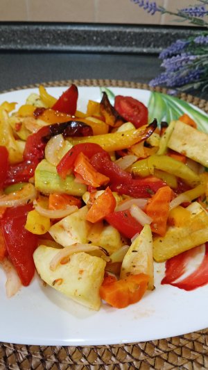 Овощи с Курицей в АЭРОГРИЛЕ