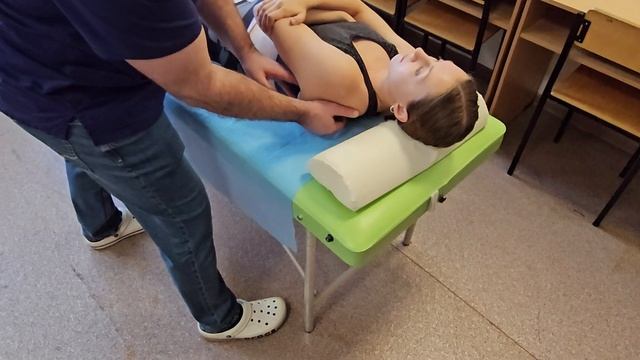 Массаж подлопаточной мышцы из положения на спине смотреть онлайн