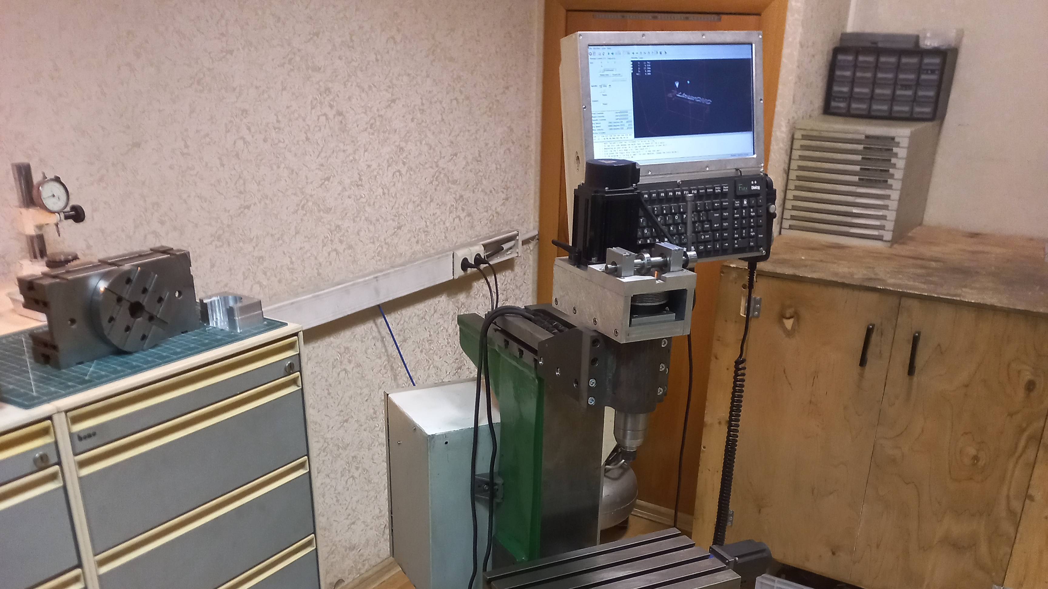 Работа модернизированного станка. Обработка Д16Т смотреть онлайн