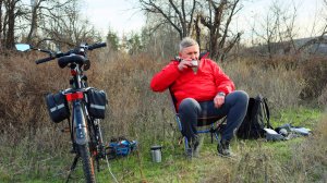 Покатушка в лучах заходящего солнца.