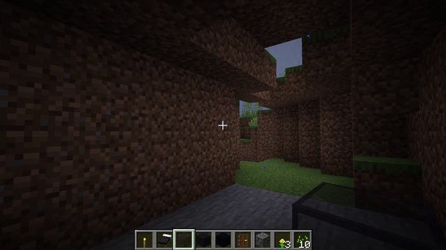 строю свой домик в майнкрафт домик да очень черный!!