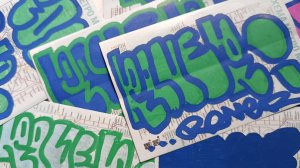 Тегинг бомбинг стикер бомбинг /tagging bombing art 27 rover one ovs crew