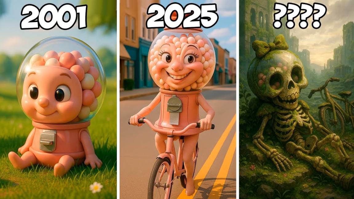 Evolution of Chicleteirina Bicicleteirina - Italian Brainrot смотреть онлайн