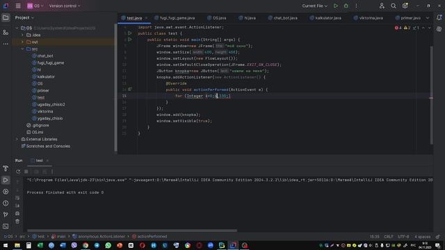 УРОК JAVA!!! УРОК 8!!! СОЗДАЁМ СВОИ КНОПКИ И ДЕЛАЕМ ДЛЯ НИХ ФУНКЦИИ!!!
