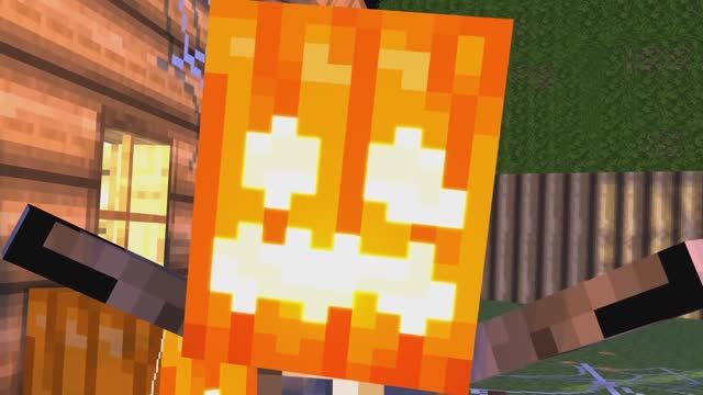 Хэллоуин в Майнкрафте, мультфильм смотреть онлайн