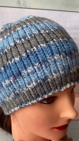 МУЖСКАЯ ШАПКА СПИЦАМИ. ОПИСАНИЕ. УЗОР.