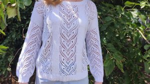 МК.Шикарный джемпер спицами! 2-часть