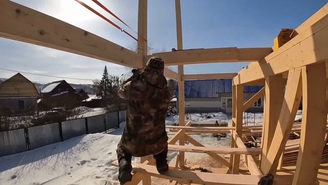 Каркасный гостевой дом.