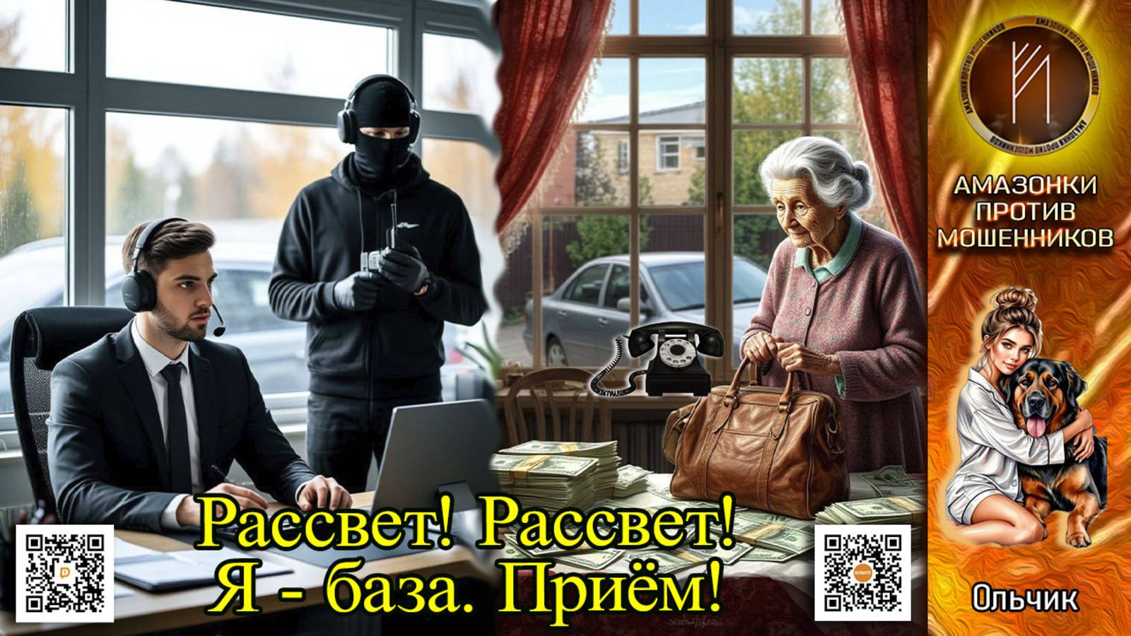 ОЛЬЧИК. Наши бабушки - кремень! Телефонное мошенничество смотреть онлайн