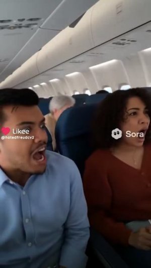 мопсы на крыле самолёта