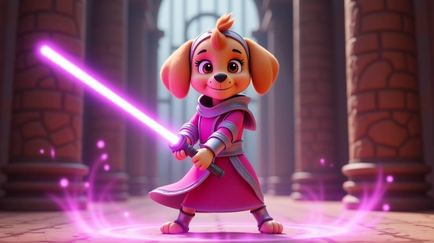 Щенячий патруль, Скай, Маршал, Эверест, Гончик, Крепышь и Роки стали Джедаями. Для детей! смотреть онлайн