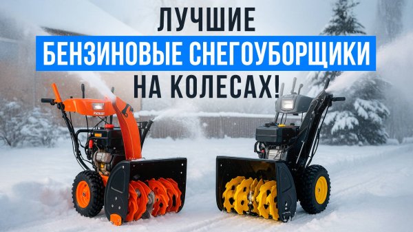 ТОП-5 колесных снегоуборщиков с бензиновыми двигателями. Рейтинг мощных снегоуборщиков в 2025 году!