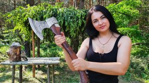 БУШКРАФТ в Диком Лесу! Приготовила Самый Сочный СТЕЙК на КОСТРЕ!