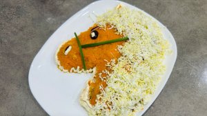 Салат «Лошадь» на новый 2026 год / Готовлю салат в виде Огненной Лошади на Новый 2026 год