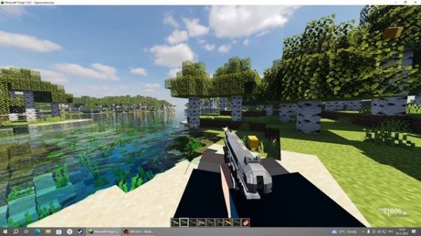 Обычный скучный обзор мода под названием Timeless and Classics Zero (TaCZ). На майнкрафт.