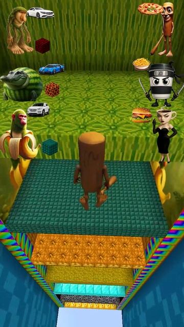 Italian Brainrot Vs Squid Game Sky Jump #shorts #minecraft #brainrot смотреть онлайн