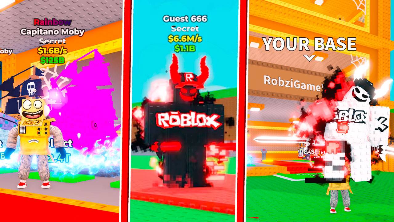 😱АДМИН СДЕЛАЛ ЭТО в 2 ЧАСА НОЧИ! GUEST666 и Rainbow Capitano Moby в Steal a Brainrot смотреть онлайн