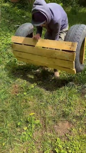 Как сделать лавочку из покрышек