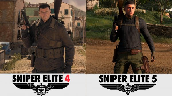 Сравнение | Sniper Elite 4 vs Sniper Elite 5 ( Симуляторы снайпера ! )