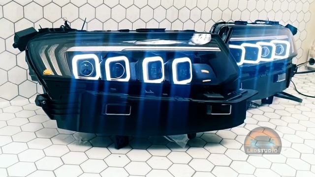 Geely Tugella модернизация света фар смотреть онлайн