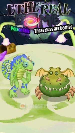 Хамиллеон и Шт'амм – Эфирный Купол (My Singing Monsters, Мои Поющие Монстры, Msm, Мсм)