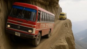 Как Водители Грузовиков Передвигаются По Одной Из Самых Опасных Дорог В Мире