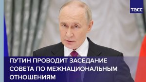 Путин проводит заседание Совета по межнациональным отношениям