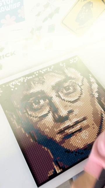 Идеальный подарок! Портрет из фото-конструктора #mozabrick 🧩❤️