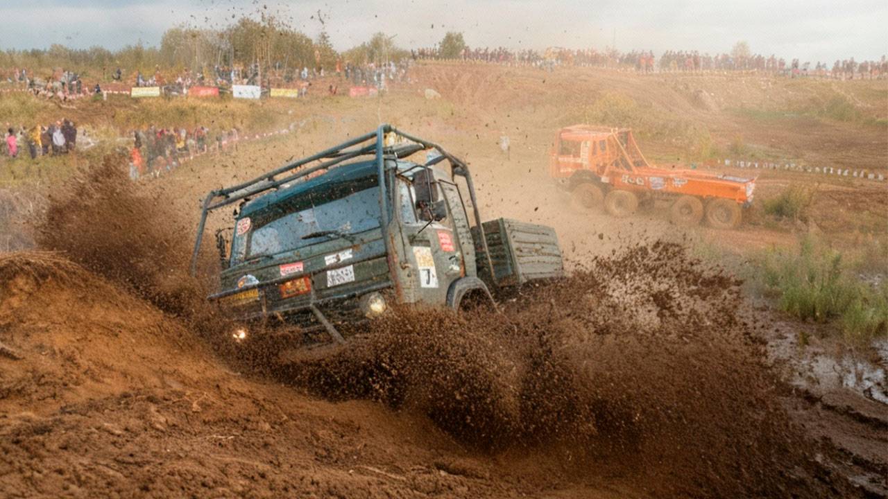 КТО ЦАРЬ? Урал, Камаз и ЗиЛ поспорили на бездорожье