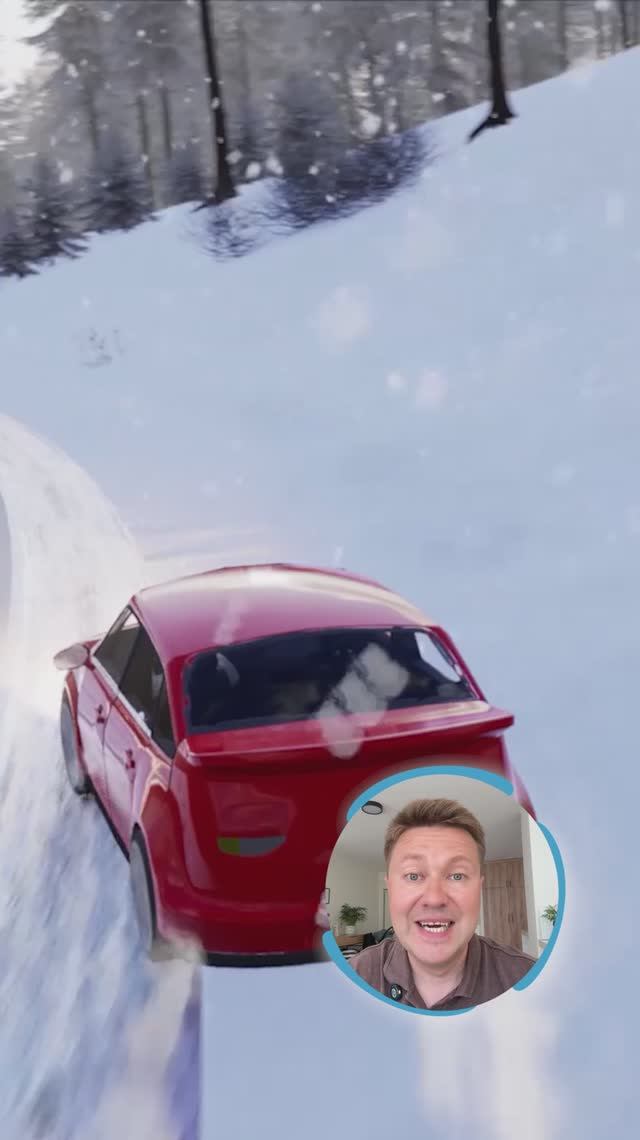 Чем круче поворот - тем больше риск заноса! смотреть онлайн