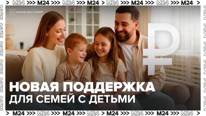 Новая мера поддержки для семей с детьми стартует в России с 2026 года - Москва 24 смотреть онлайн