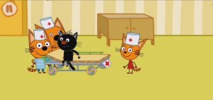 Три Кота Мультфильм Прививка для котят